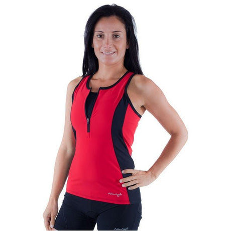 Active Angelz Racerback Tri Top Red / Black