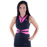 Active Angelz Solid Bike Jersey Pink / Black