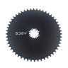 Aero Road Gravel Chainring BLACK