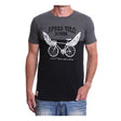 Apres Velo 7th Day Spinners Tee Charcoal / Black
