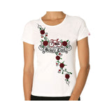 Apres Velo Bikes & Roses Tee White