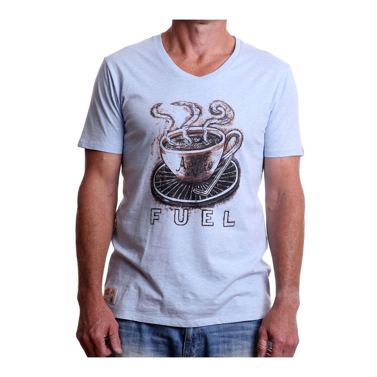 Apres Velo Fuel Tee Blue Marle
