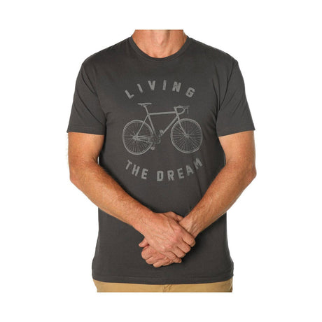 Apres Velo Living the Dream Tee Charcoal