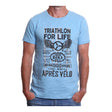 Apres Velo Triathlon for Life Tee Blue