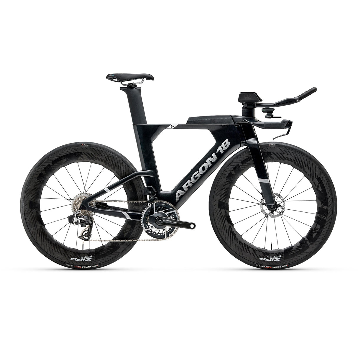 Argon 18 E - 119 Tri+ Red AXS Bike Constellation Black