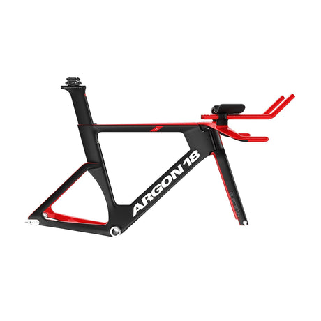 Argon 18 Electron Pro RIO Pursuit Frameset Black Matte / Red Gloss