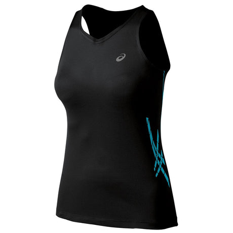 Asics Speed Run Singlet Performance Black / Aquarium