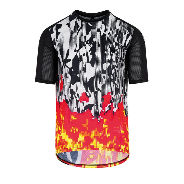 Assos Trail Pyxel SS Jersey Scorch Orange