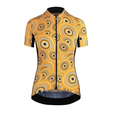 Assos Uma GT Short Sleeve Jersey Camou Orange Borealis