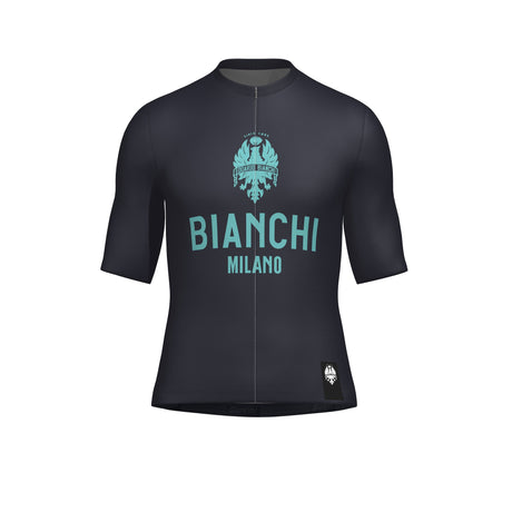 Bianchi Milano Classic Short Sleeve Jersey Grigio