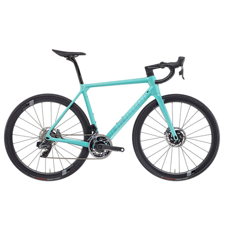 Bianchi Specialissima Red AXS Disc Bike SC - Celeste Luna