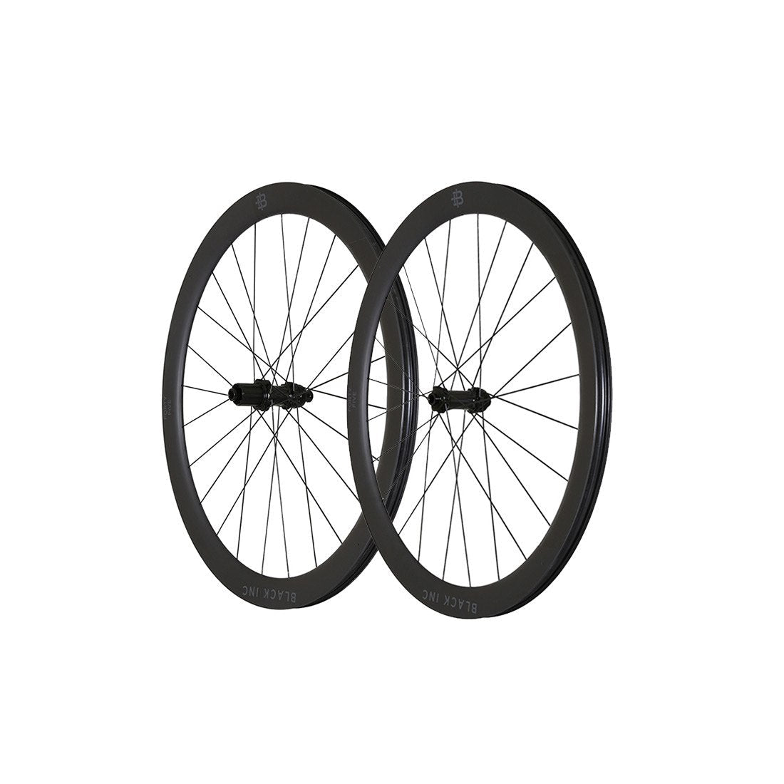 Black Inc Forty Five Clincher Disc Wheelset Black
