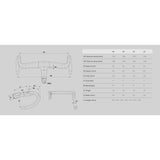 Black Inc Integrated Aero Bar/Stem AB02 Black