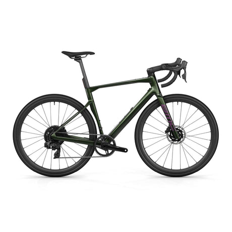 BMC Roadmachine X Three Disc Bike Steel Green / Purple