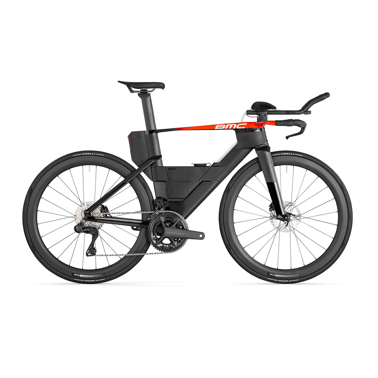 BMC Speedmachine 01 Three Bike Carbon / Neon Red