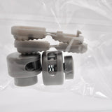 Bread Round Locks Elastic Cape Gray