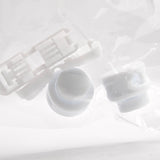 Bread Round Locks Elastic Cloud White