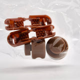 Bread Round Locks Elastic Rich Brown
