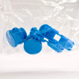 Bread Round Locks Elastic Electric Blue