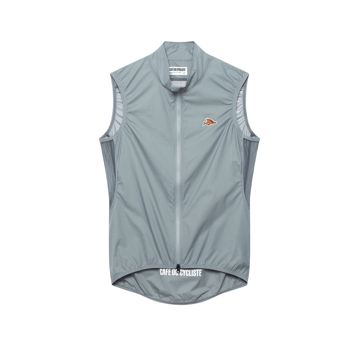 Cafe du Cycliste Edith Wind Gilet Mountain Fog