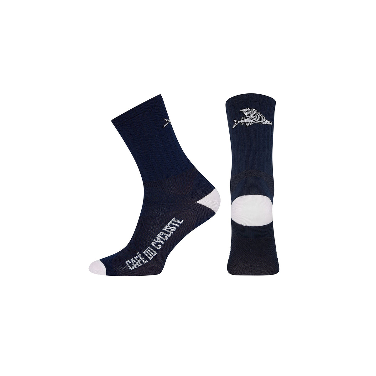 Café du Cycliste Gravel Socks L / Flying Fish Navy