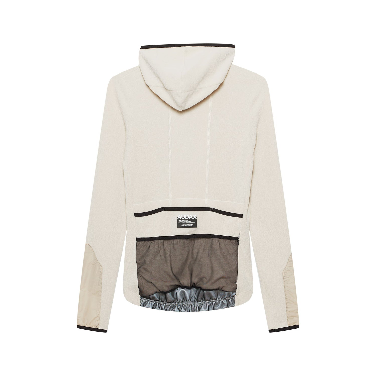 Cafe du Cycliste Ingrid Microfleece Long Sleeve Jersey Womens Pearl Grey