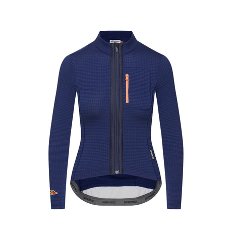 Cafe du Cycliste Lorenne Long Sleeve Jersey Womens Navy
