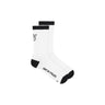 Cafe du Cycliste Motto Socks Black on White