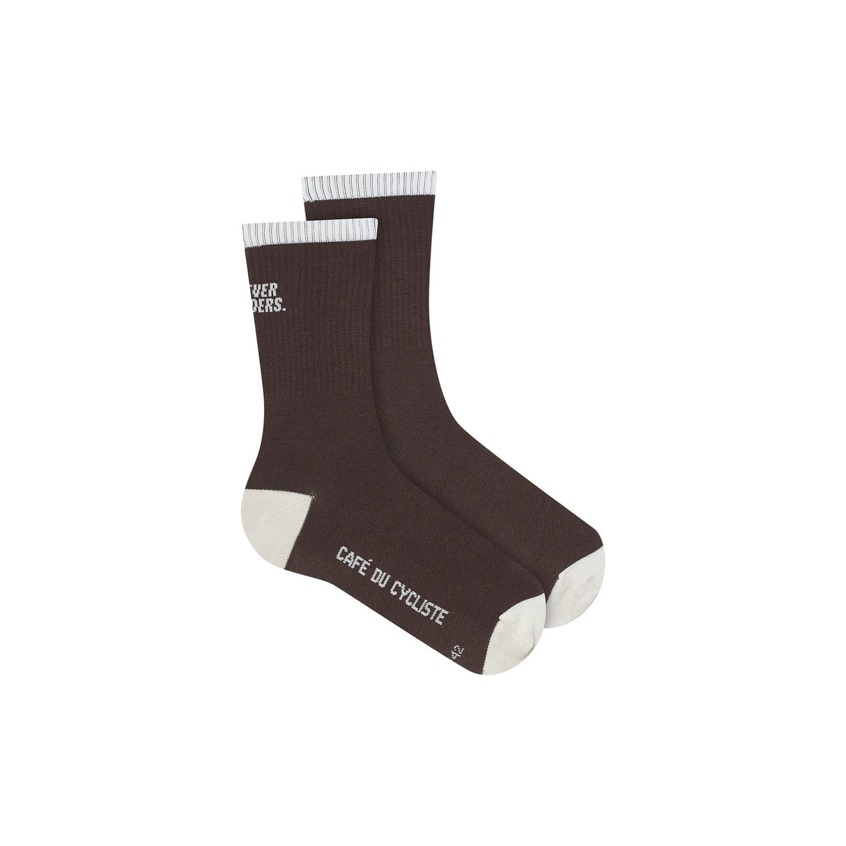 Cafe du Cycliste Motto Socks Chocolate