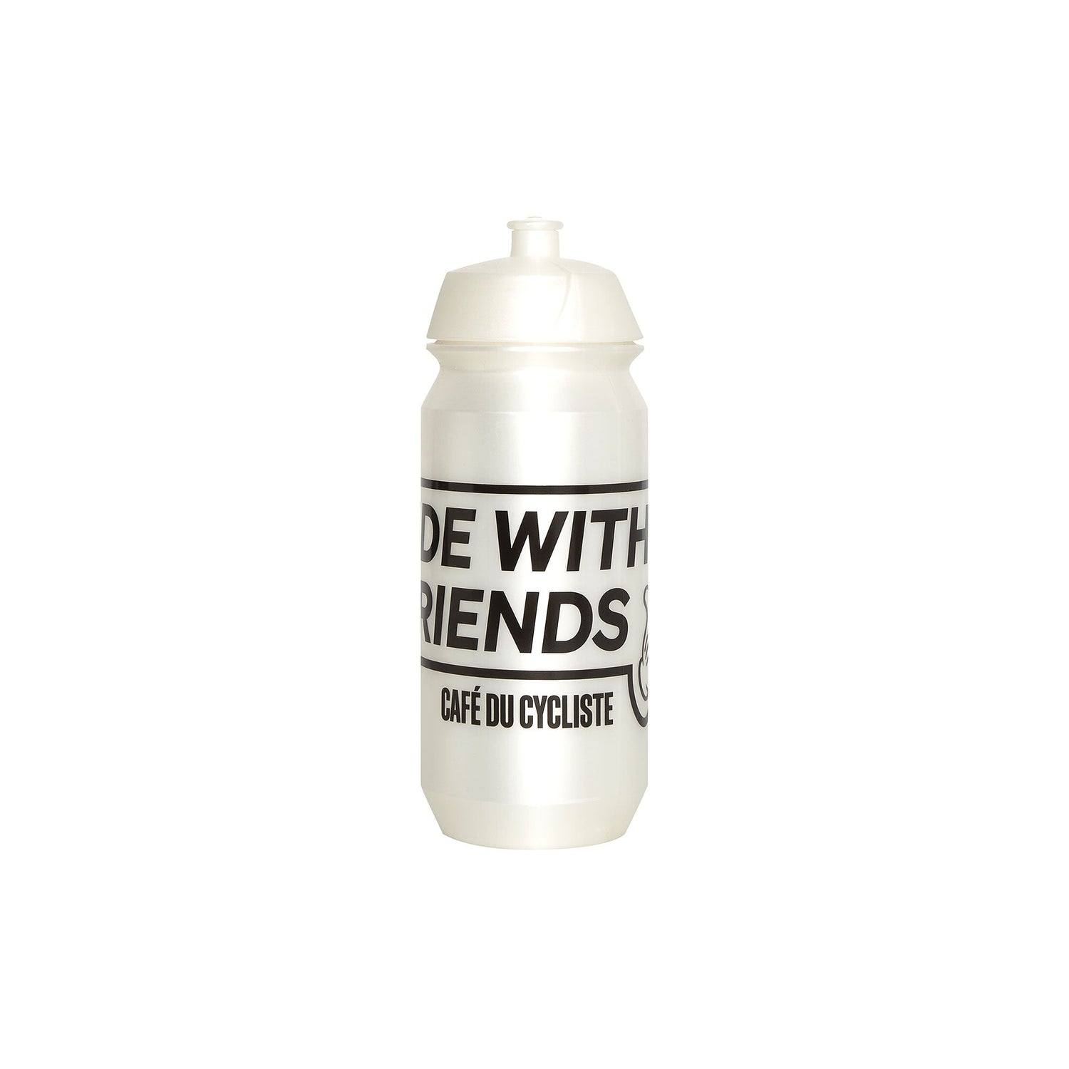 Cafe du Cycliste Ride with Friends Water Bottle Pearl