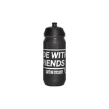 Cafe du Cycliste Ride with Friends Water Bottle Black