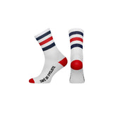 Cafe du Cycliste Skate Socks Navy / Red