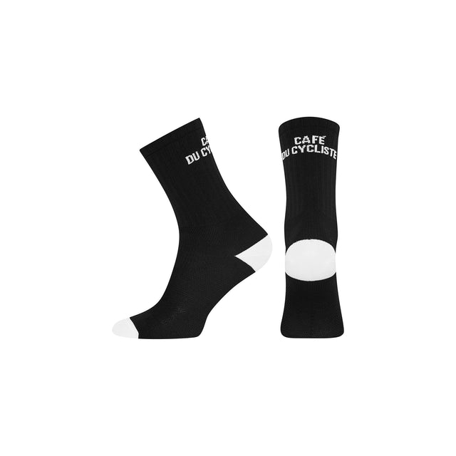 Cafe du Cycliste Solid Socks Black