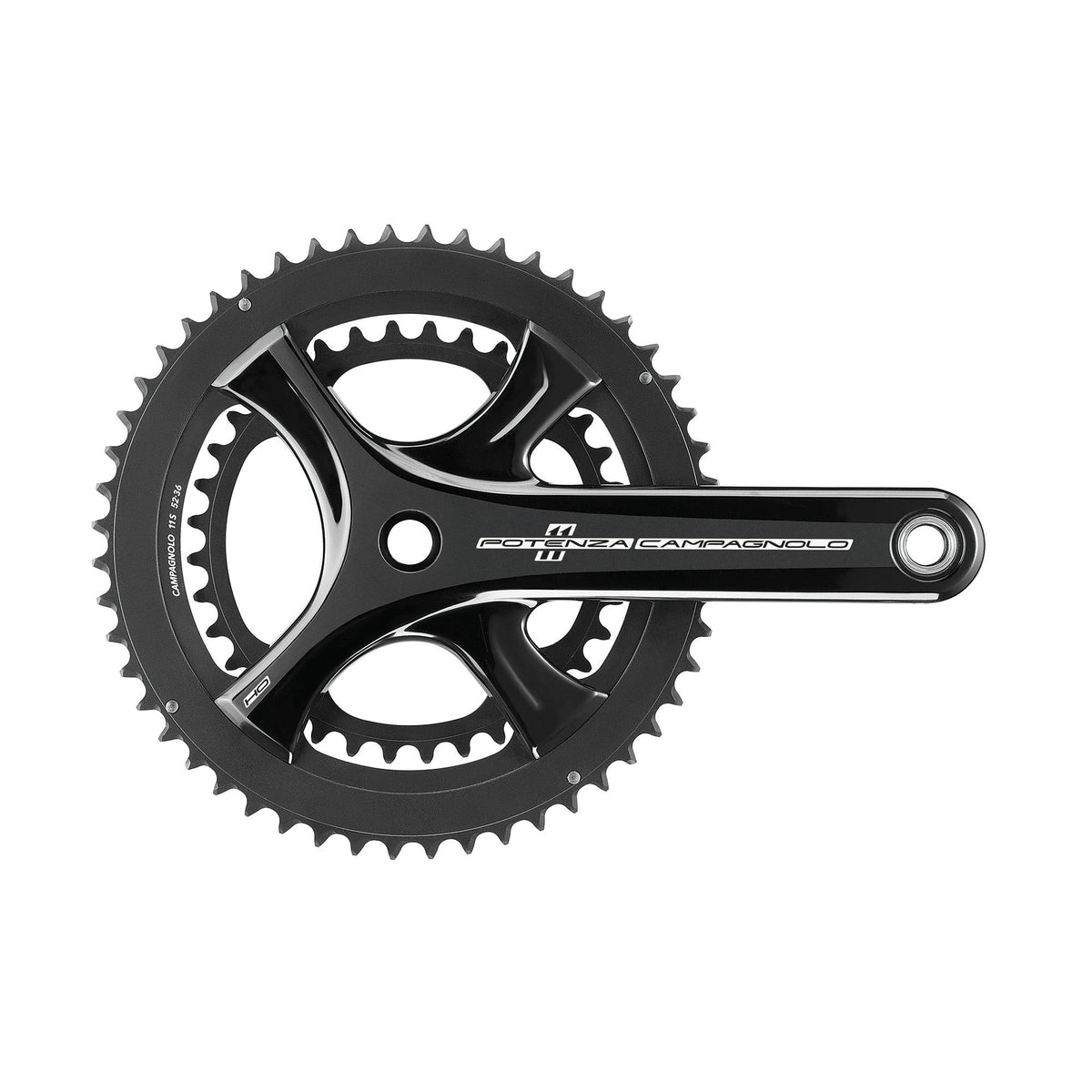 campagnolo potenza rennrad Campagnolo Potenza Black 11s Crankset