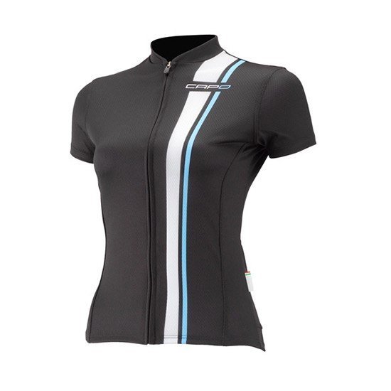 Capo Modena Donna Short Sleeve Jersey Black