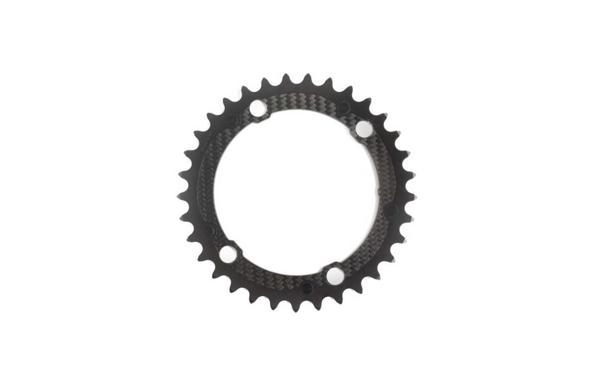 Carbon - Ti X - CarbonRing Inner Chainring for SRAM Force/Rival AXS Cranks 107x4