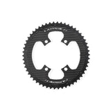 Carbon - Ti X - CarbonRing Outer Chainring 4 - Arm SRAM AXS Compatible Black
