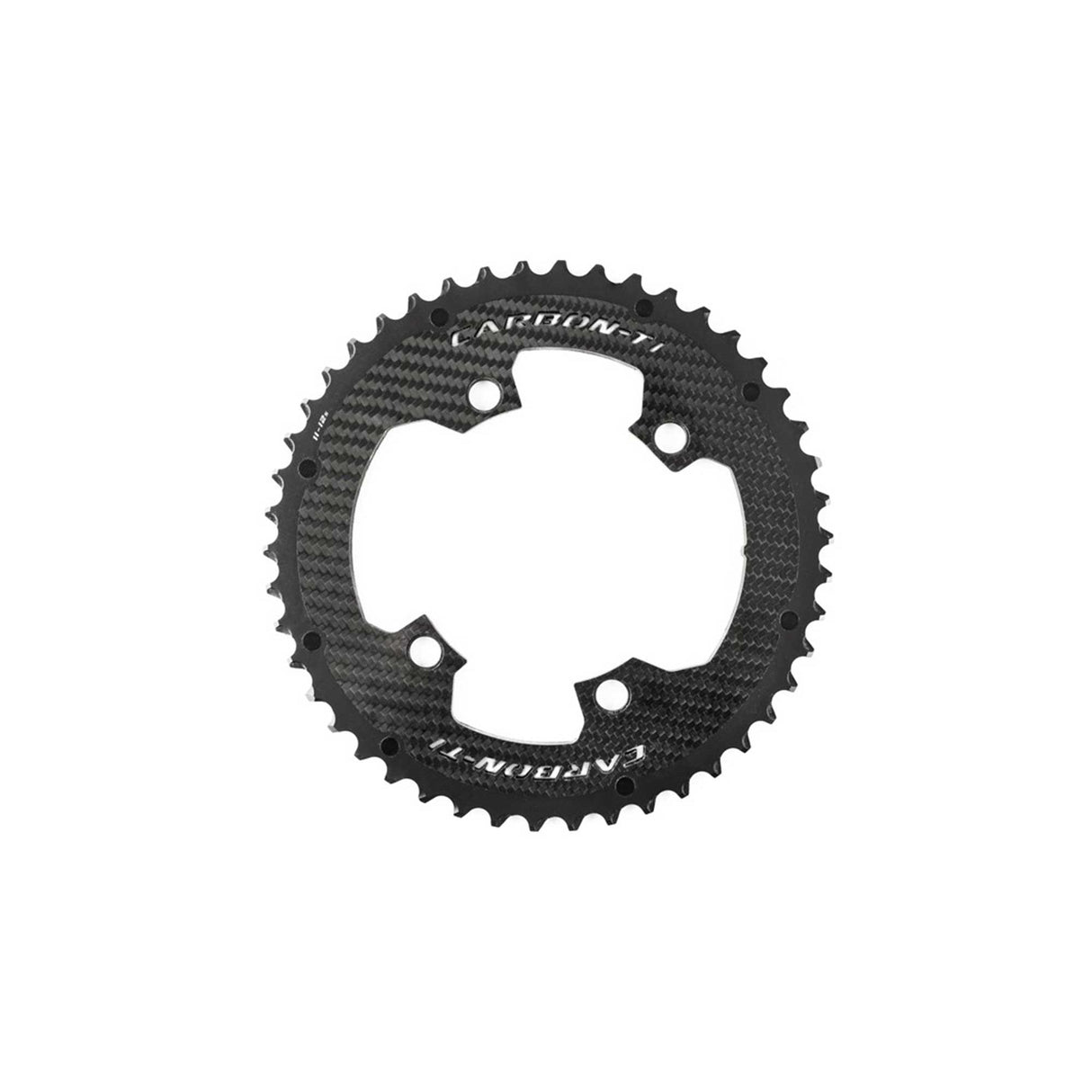 Carbon - Ti X - CarbonRing Outer Chainring for SRAM Force/Rival AXS Cranks 107x4