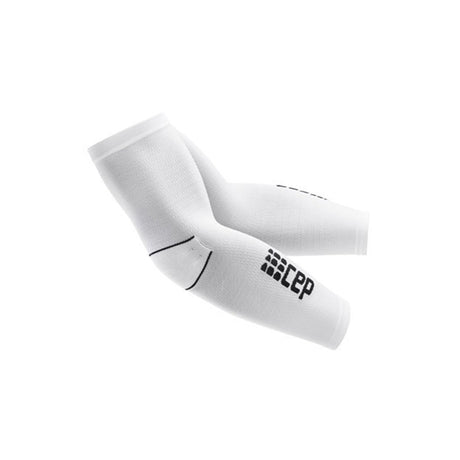 CEP Full Compression Arm Sleeves White