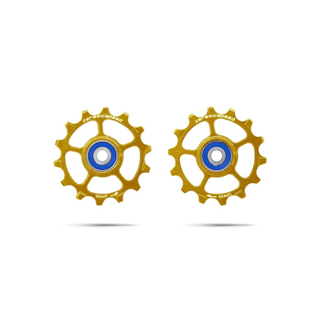 CeramicSpeed Ceramic Alloy Coated Derailleur Pulleys - SRAM Eagle 14 12 Speed Gold