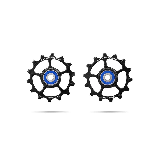 CeramicSpeed Ceramic Alloy Coated Derailleur Pulleys - SRAM Eagle 14 12 Speed Black