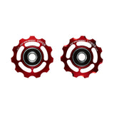 CeramicSpeed Ceramic Alloy Derailleur Pulleys - Campagnolo 11 Speed Red