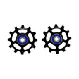 CeramicSpeed Ceramic Alloy Derailleur Pulleys Coated - Shimano 11 - Speed Narrow Wide Black