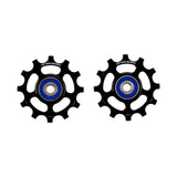 CeramicSpeed Ceramic Alloy Derailleur Pulleys Coated - Shimano 11 - Speed Narrow Wide Black