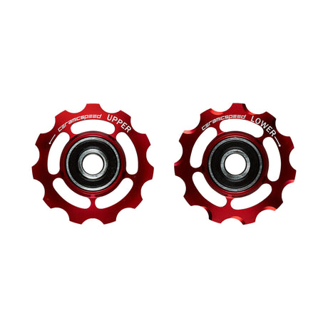 CeramicSpeed Ceramic Alloy Derailleur Pulleys - Shimano 11 Speed Red