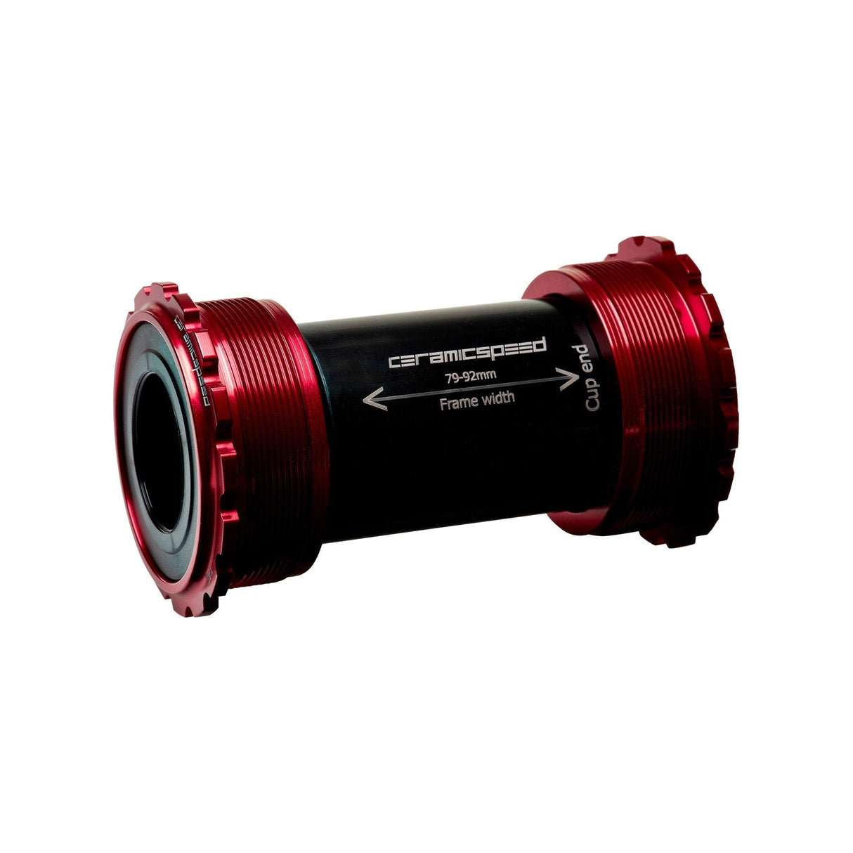CeramicSpeed Ceramic Race Coated Bottom Bracket - T45 to 24mm (Shimano) Red