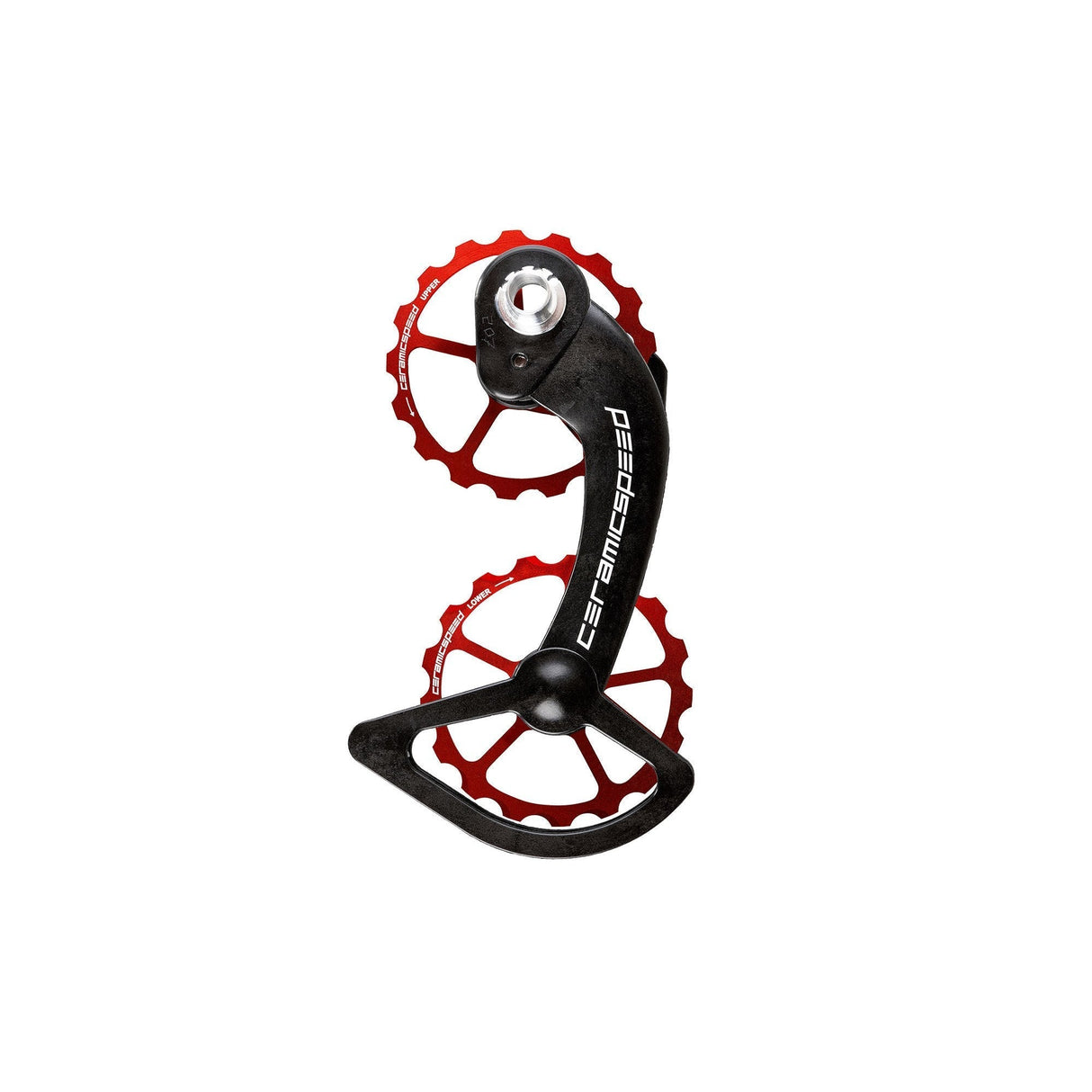 CeramicSpeed Oversized Ceramic Coated Pulley Wheel System - Shimano 11 Speed Red