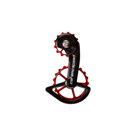 CeramicSpeed Oversized Ceramic Coated Pulley Wheel System - Shimano Dura - Ace 9100/9150 Red