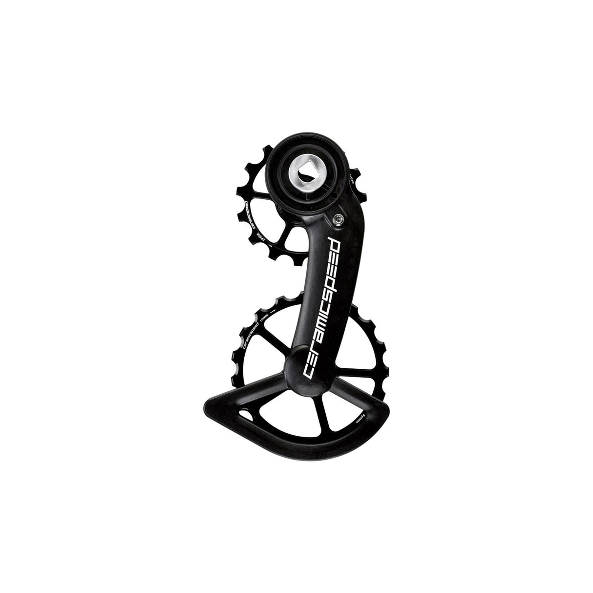 CeramicSpeed Oversized Ceramic Pulley Wheel System - SRAM AXS 12s Coated Black