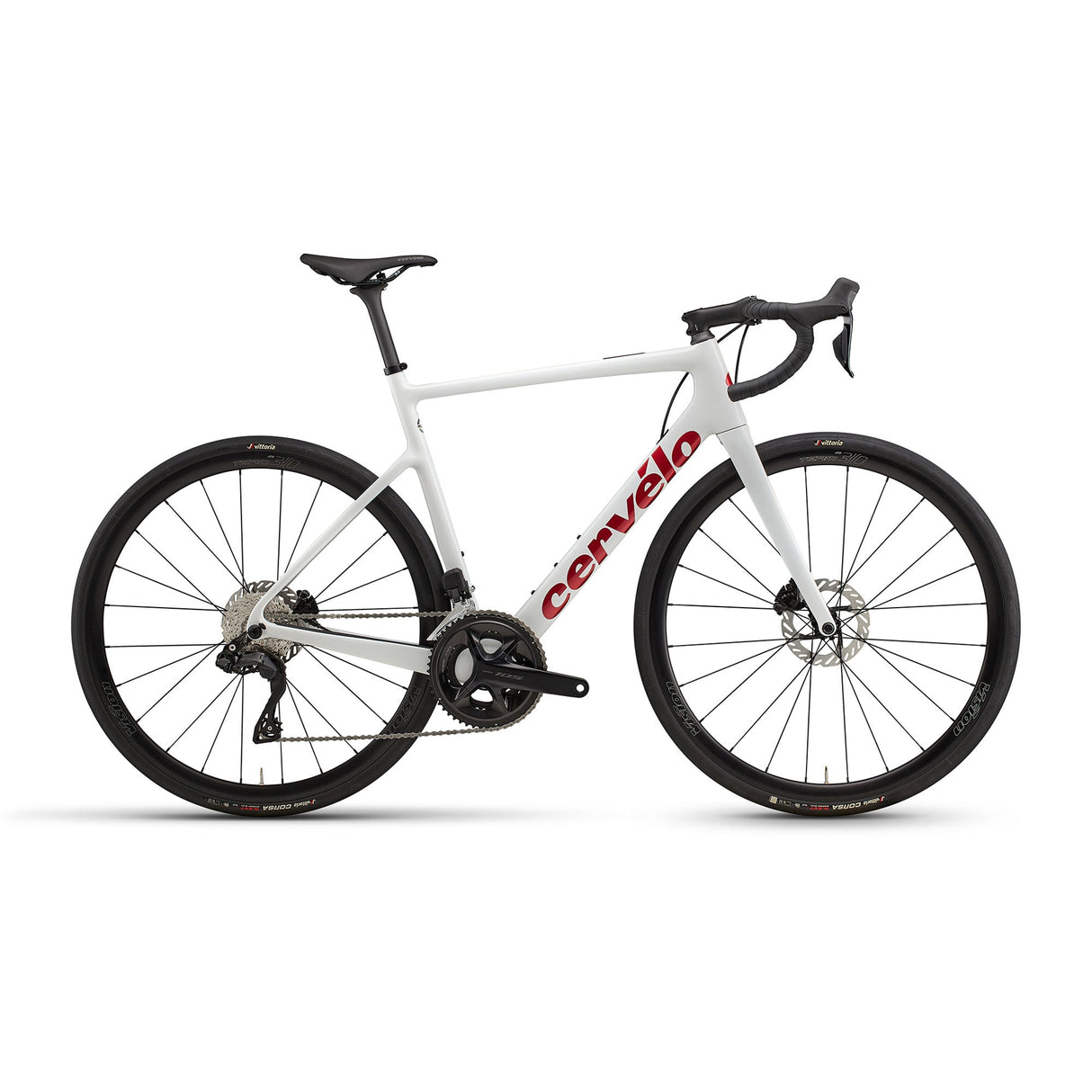 Cervelo Caledonia 105 Di2 Bike Vanilla / Cherry